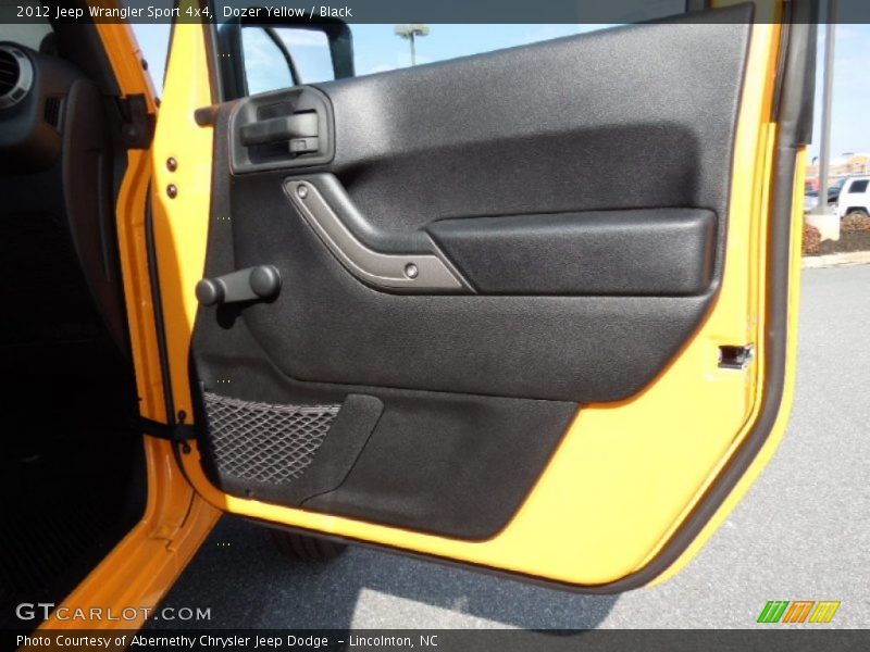 Dozer Yellow / Black 2012 Jeep Wrangler Sport 4x4