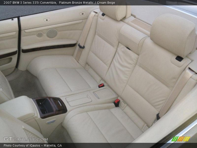 Platinum Bronze Metallic / Cream Beige 2007 BMW 3 Series 335i Convertible