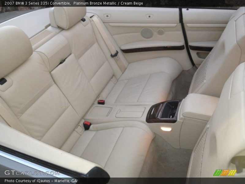 Platinum Bronze Metallic / Cream Beige 2007 BMW 3 Series 335i Convertible