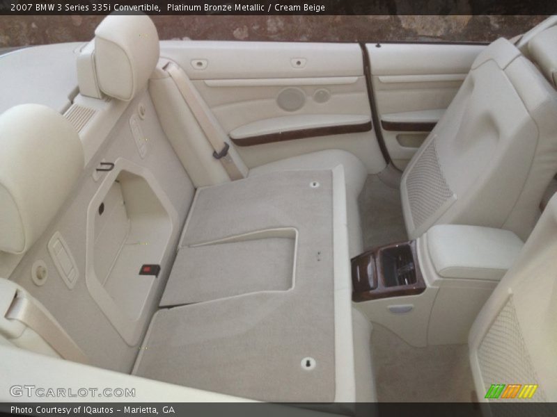 Platinum Bronze Metallic / Cream Beige 2007 BMW 3 Series 335i Convertible