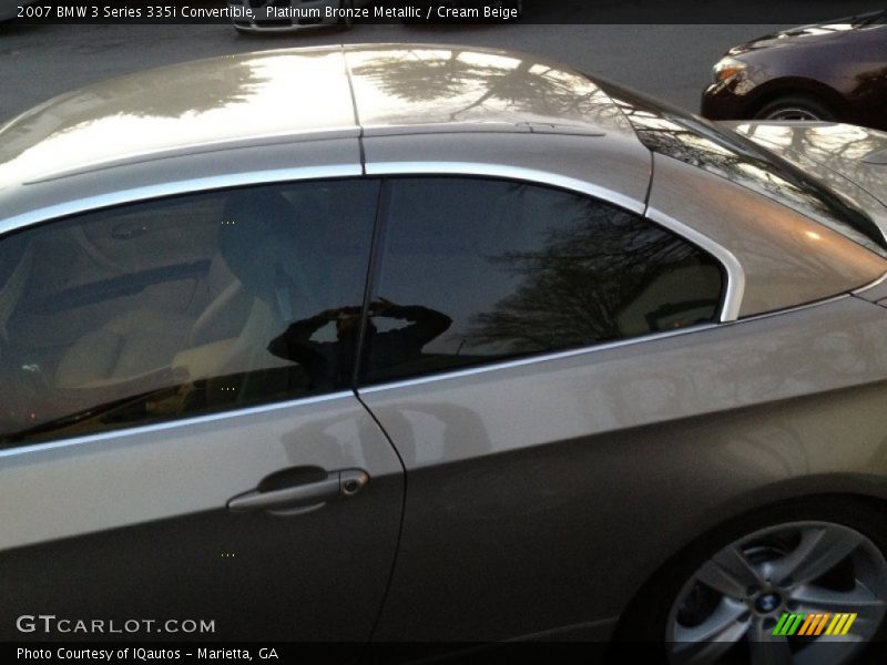 Platinum Bronze Metallic / Cream Beige 2007 BMW 3 Series 335i Convertible