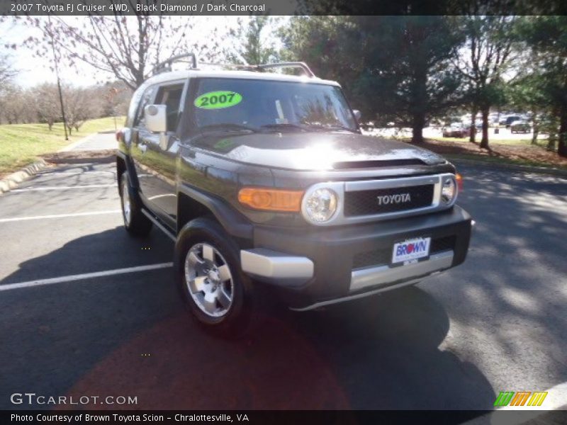 Black Diamond / Dark Charcoal 2007 Toyota FJ Cruiser 4WD