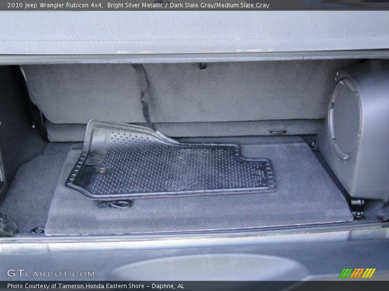 Bright Silver Metallic / Dark Slate Gray/Medium Slate Gray 2010 Jeep Wrangler Rubicon 4x4