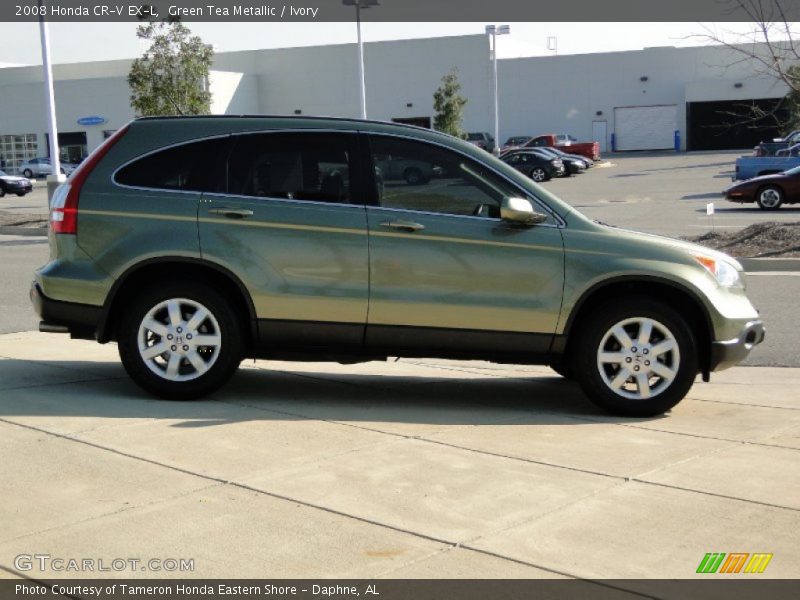 Green Tea Metallic / Ivory 2008 Honda CR-V EX-L