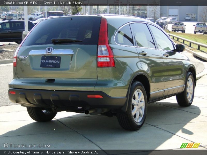 Green Tea Metallic / Ivory 2008 Honda CR-V EX-L
