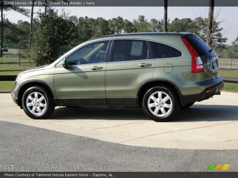 Green Tea Metallic / Ivory 2008 Honda CR-V EX-L