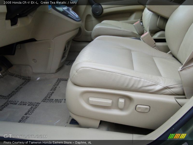 Green Tea Metallic / Ivory 2008 Honda CR-V EX-L