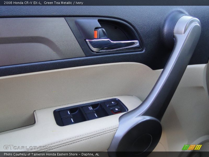 Green Tea Metallic / Ivory 2008 Honda CR-V EX-L