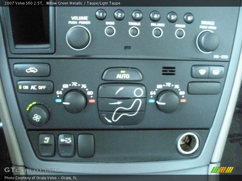 Willow Green Metallic / Taupe/Light Taupe 2007 Volvo S60 2.5T