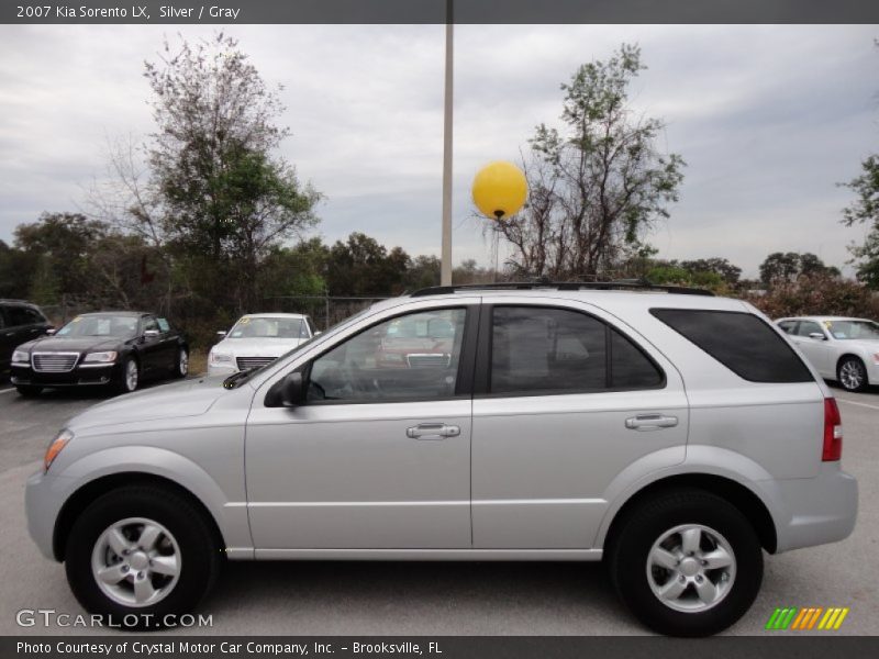 Silver / Gray 2007 Kia Sorento LX