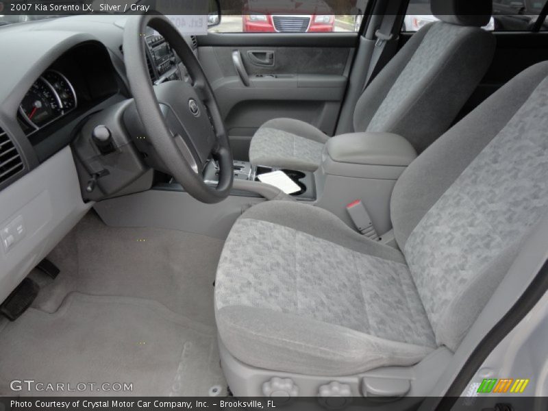 Silver / Gray 2007 Kia Sorento LX