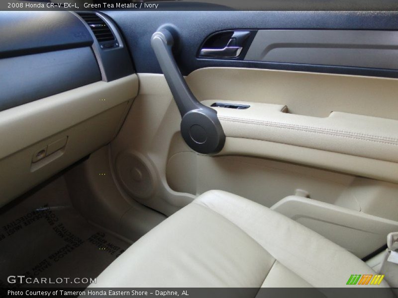 Green Tea Metallic / Ivory 2008 Honda CR-V EX-L