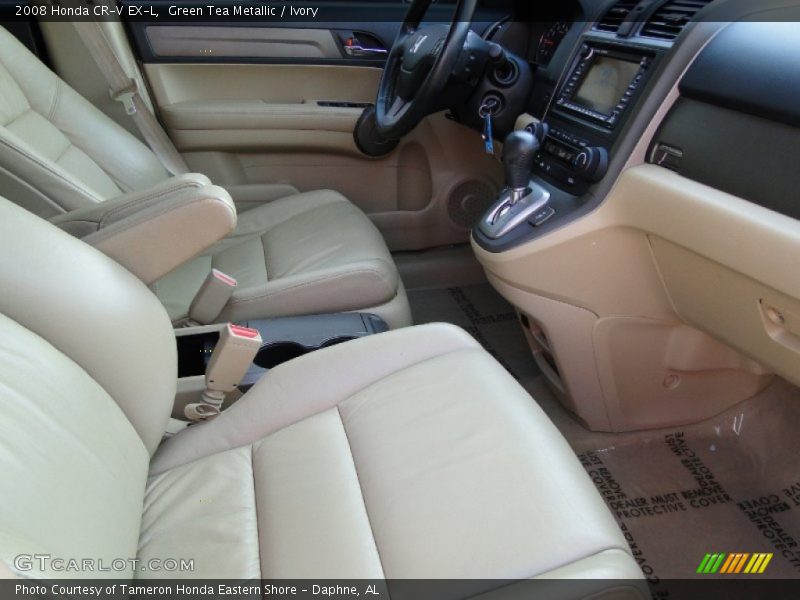 Green Tea Metallic / Ivory 2008 Honda CR-V EX-L