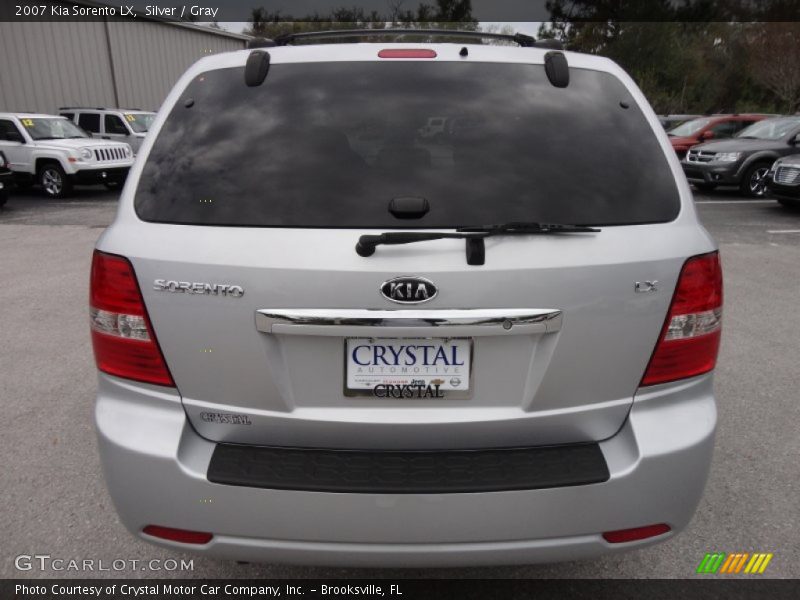 Silver / Gray 2007 Kia Sorento LX