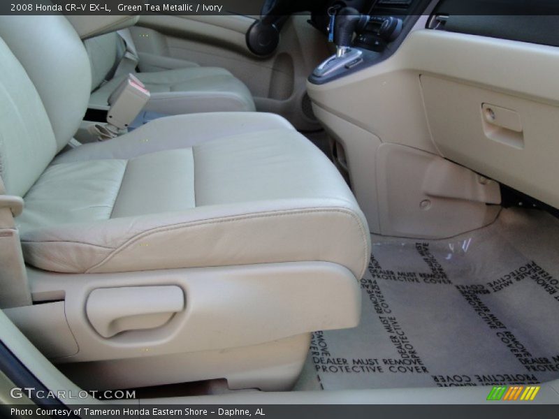Green Tea Metallic / Ivory 2008 Honda CR-V EX-L