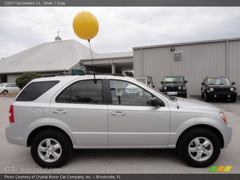 Silver / Gray 2007 Kia Sorento LX