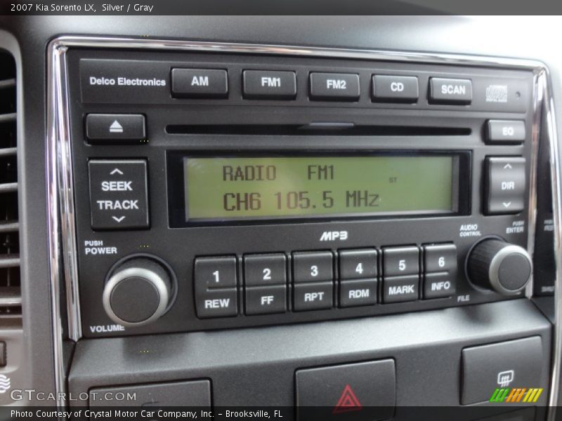 Silver / Gray 2007 Kia Sorento LX
