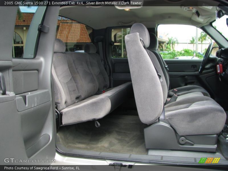 Silver Birch Metallic / Dark Pewter 2005 GMC Sierra 1500 Z71 Extended Cab 4x4