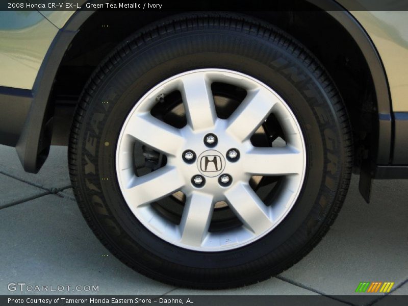 Green Tea Metallic / Ivory 2008 Honda CR-V EX-L