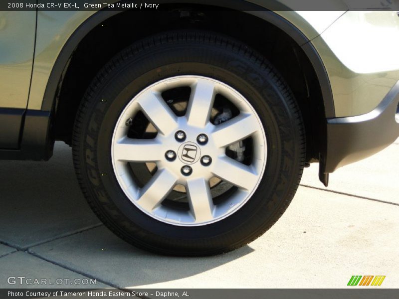 Green Tea Metallic / Ivory 2008 Honda CR-V EX-L