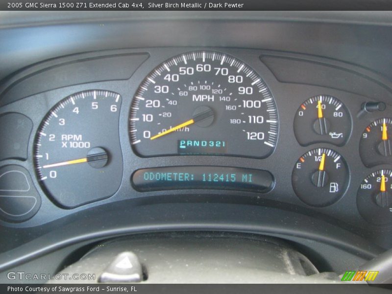  2005 Sierra 1500 Z71 Extended Cab 4x4 Z71 Extended Cab 4x4 Gauges