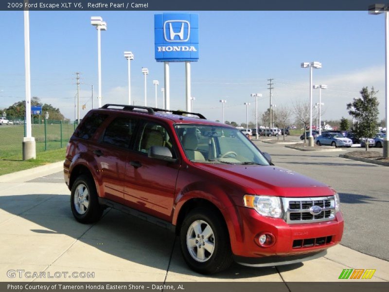 Redfire Pearl / Camel 2009 Ford Escape XLT V6