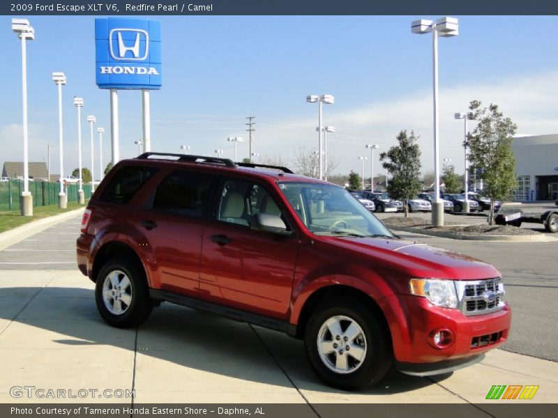 Redfire Pearl / Camel 2009 Ford Escape XLT V6
