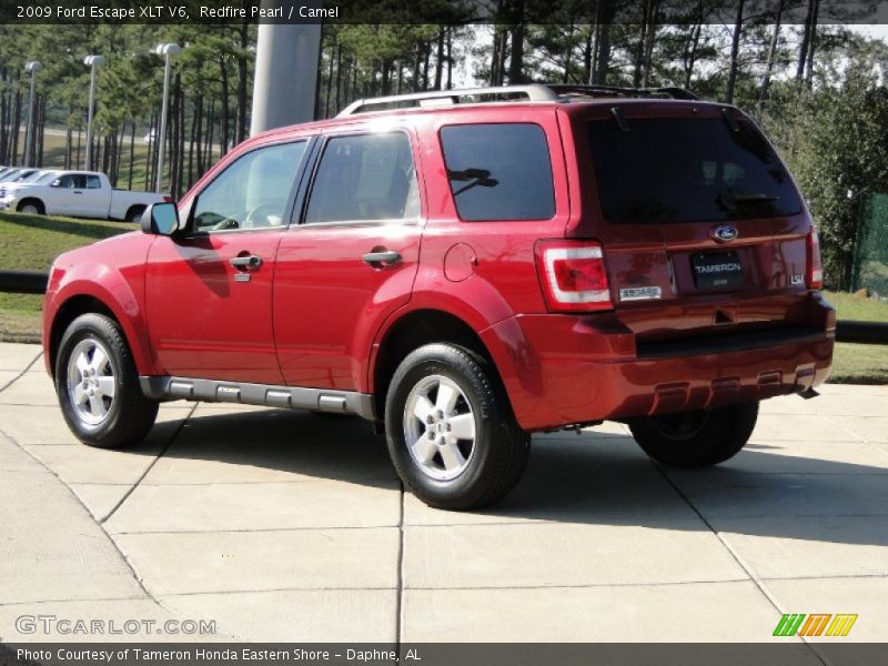Redfire Pearl / Camel 2009 Ford Escape XLT V6