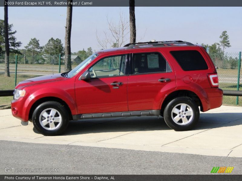 Redfire Pearl / Camel 2009 Ford Escape XLT V6