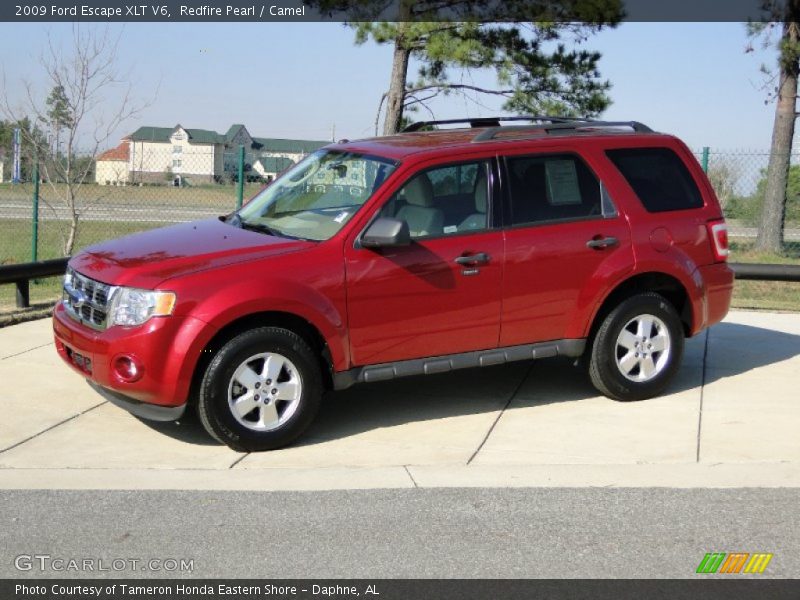 Redfire Pearl / Camel 2009 Ford Escape XLT V6