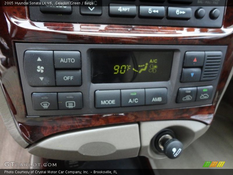 Controls of 2005 Sonata LX V6