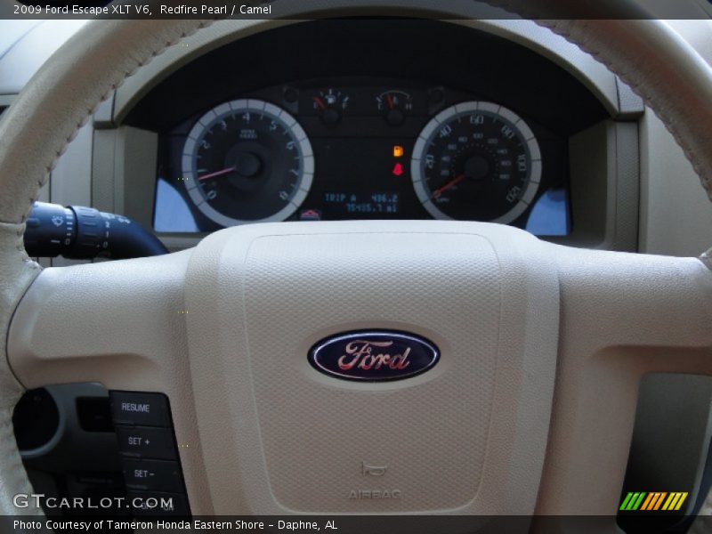 Redfire Pearl / Camel 2009 Ford Escape XLT V6