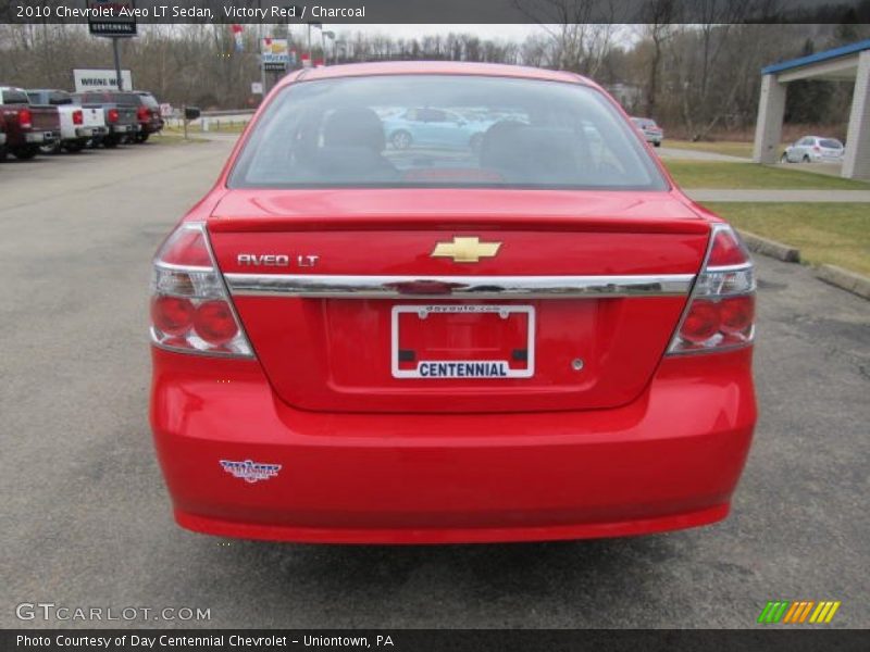 Victory Red / Charcoal 2010 Chevrolet Aveo LT Sedan