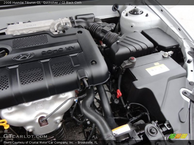  2008 Tiburon GS Engine - 2.0 Liter DOHC 16-Valve CVVT 4 Cylinder