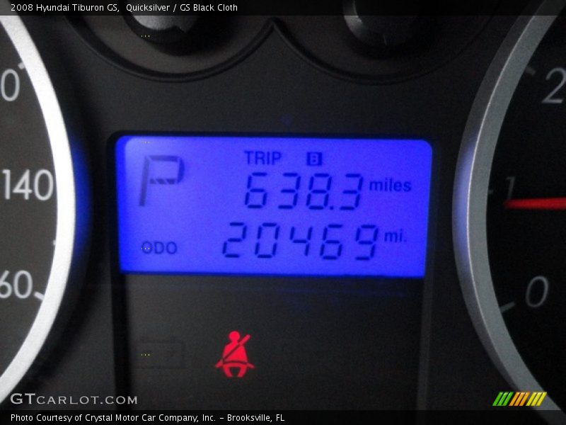 Quicksilver / GS Black Cloth 2008 Hyundai Tiburon GS