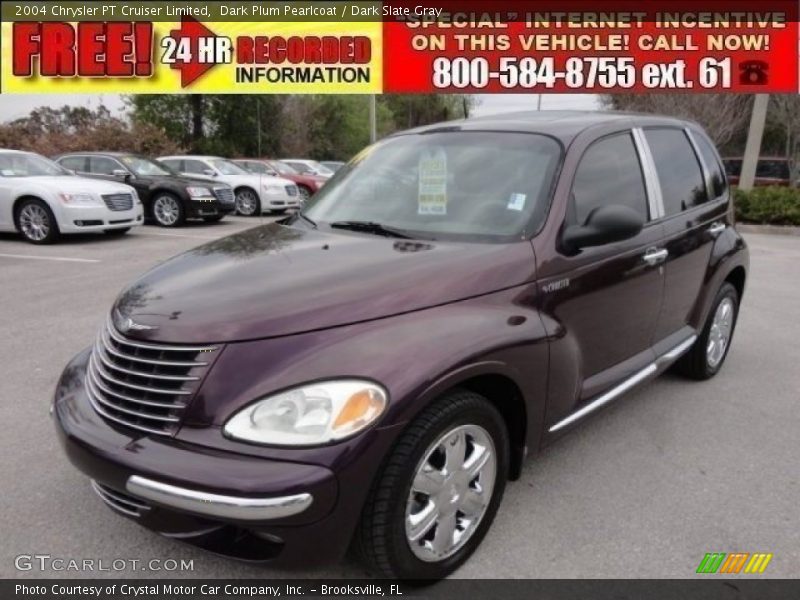 Dark Plum Pearlcoat / Dark Slate Gray 2004 Chrysler PT Cruiser Limited