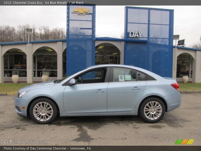 Ice Blue Metallic / Jet Black 2012 Chevrolet Cruze Eco