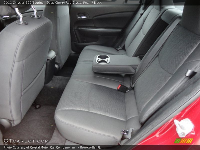 Deep Cherry Red Crystal Pearl / Black 2011 Chrysler 200 Touring