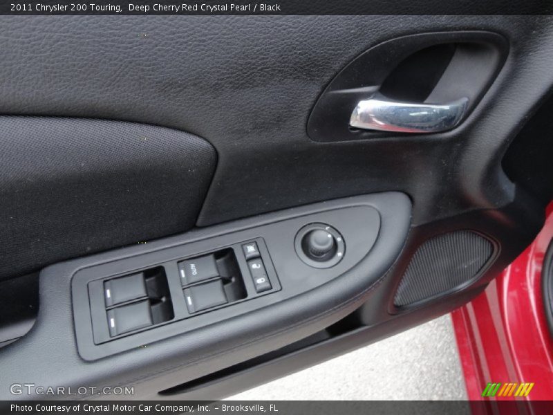 Deep Cherry Red Crystal Pearl / Black 2011 Chrysler 200 Touring