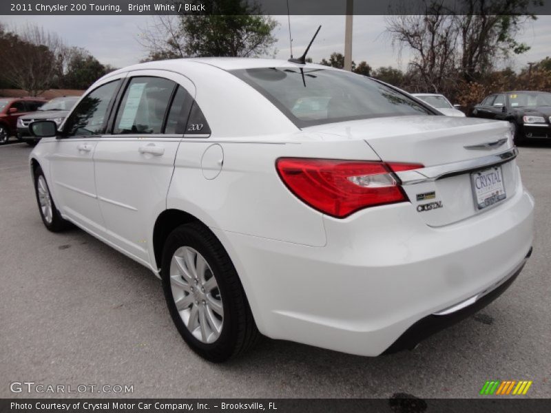 Bright White / Black 2011 Chrysler 200 Touring
