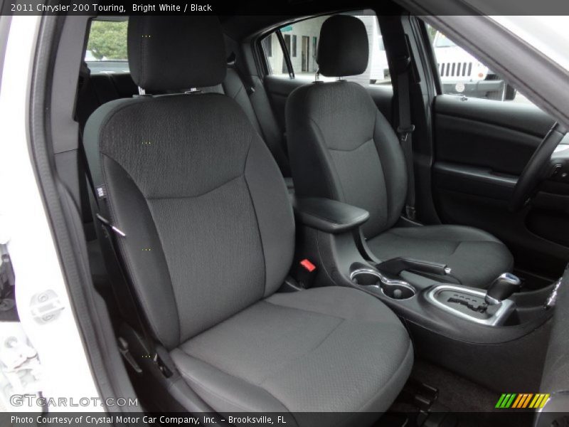 Bright White / Black 2011 Chrysler 200 Touring