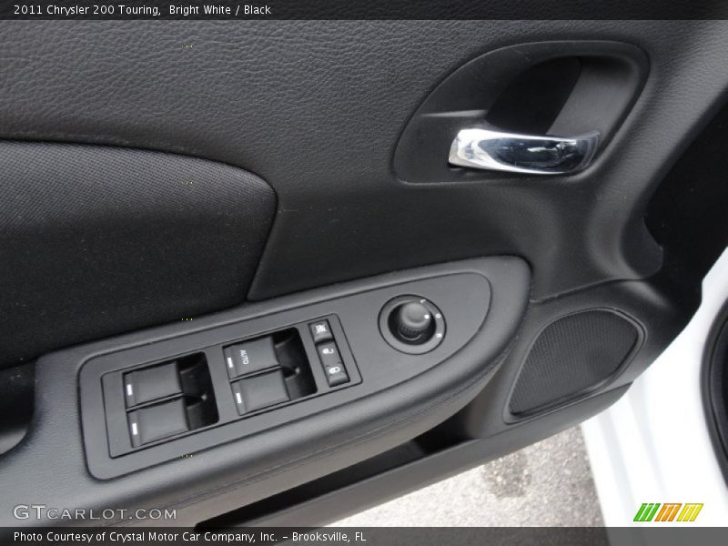 Bright White / Black 2011 Chrysler 200 Touring