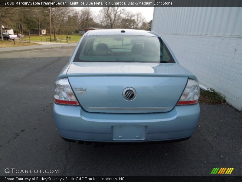 Light Ice Blue Metallic / Charcoal Black/Medium Light Stone 2008 Mercury Sable Premier Sedan
