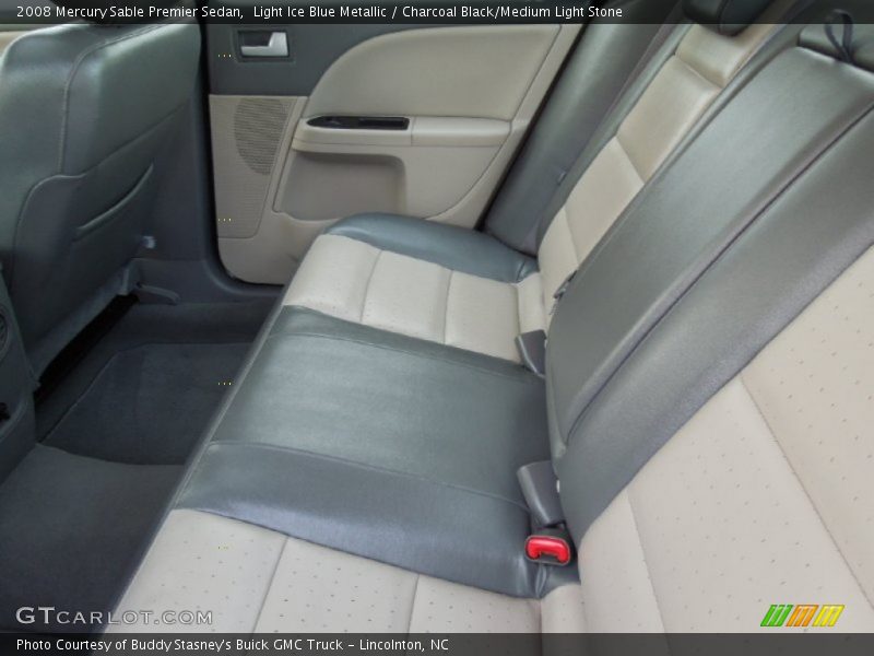Light Ice Blue Metallic / Charcoal Black/Medium Light Stone 2008 Mercury Sable Premier Sedan