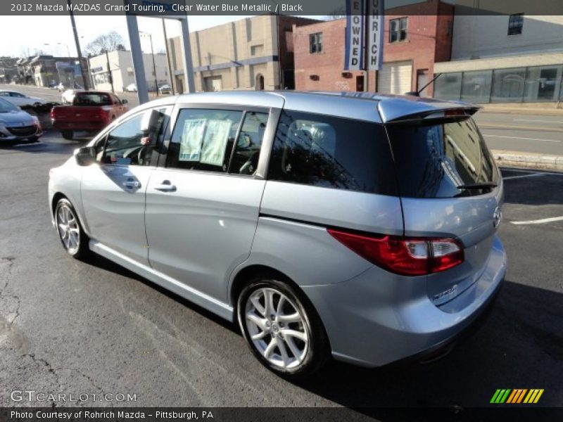 Clear Water Blue Metallic / Black 2012 Mazda MAZDA5 Grand Touring