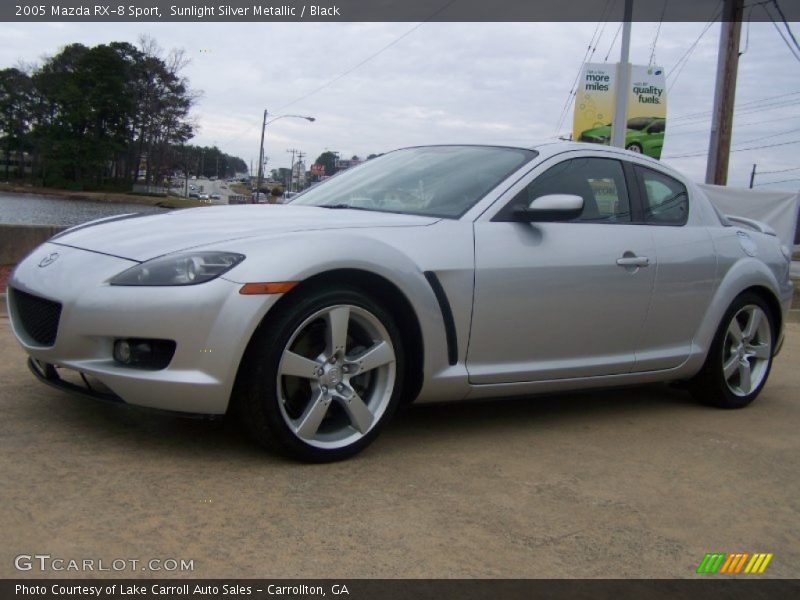 Sunlight Silver Metallic / Black 2005 Mazda RX-8 Sport
