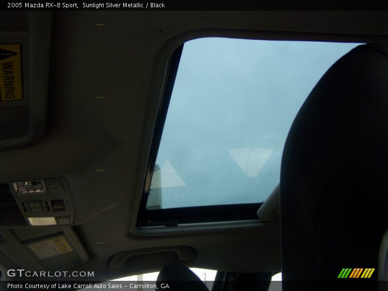 Sunlight Silver Metallic / Black 2005 Mazda RX-8 Sport