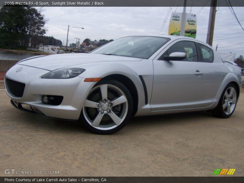 Sunlight Silver Metallic / Black 2005 Mazda RX-8 Sport