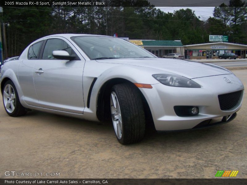Sunlight Silver Metallic / Black 2005 Mazda RX-8 Sport