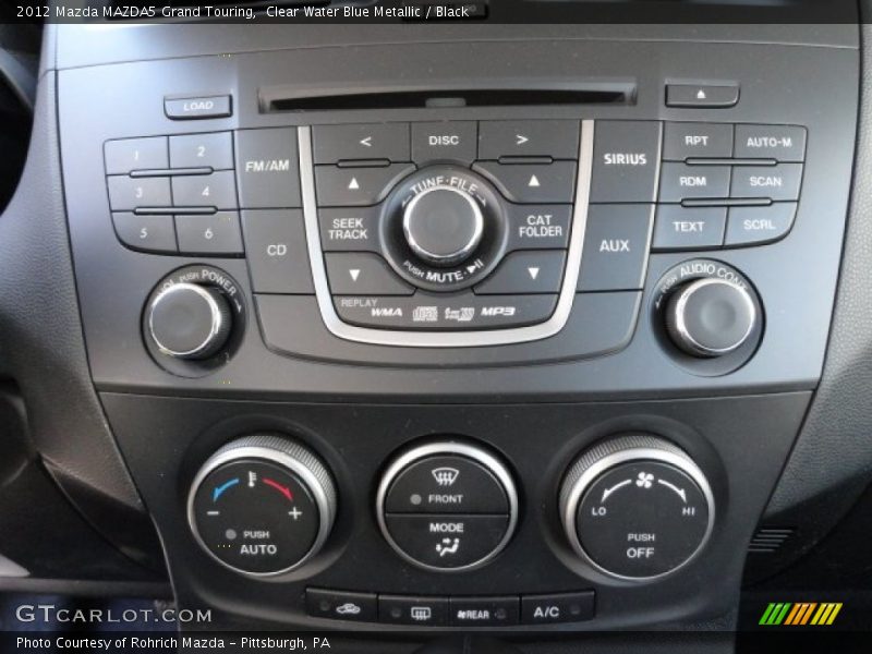 Controls of 2012 MAZDA5 Grand Touring